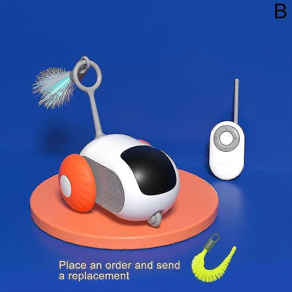 2024 New Crazy Joy Car - Remote Control Electric Cat Toy, Gravity Smart Car Toy (Orange)
