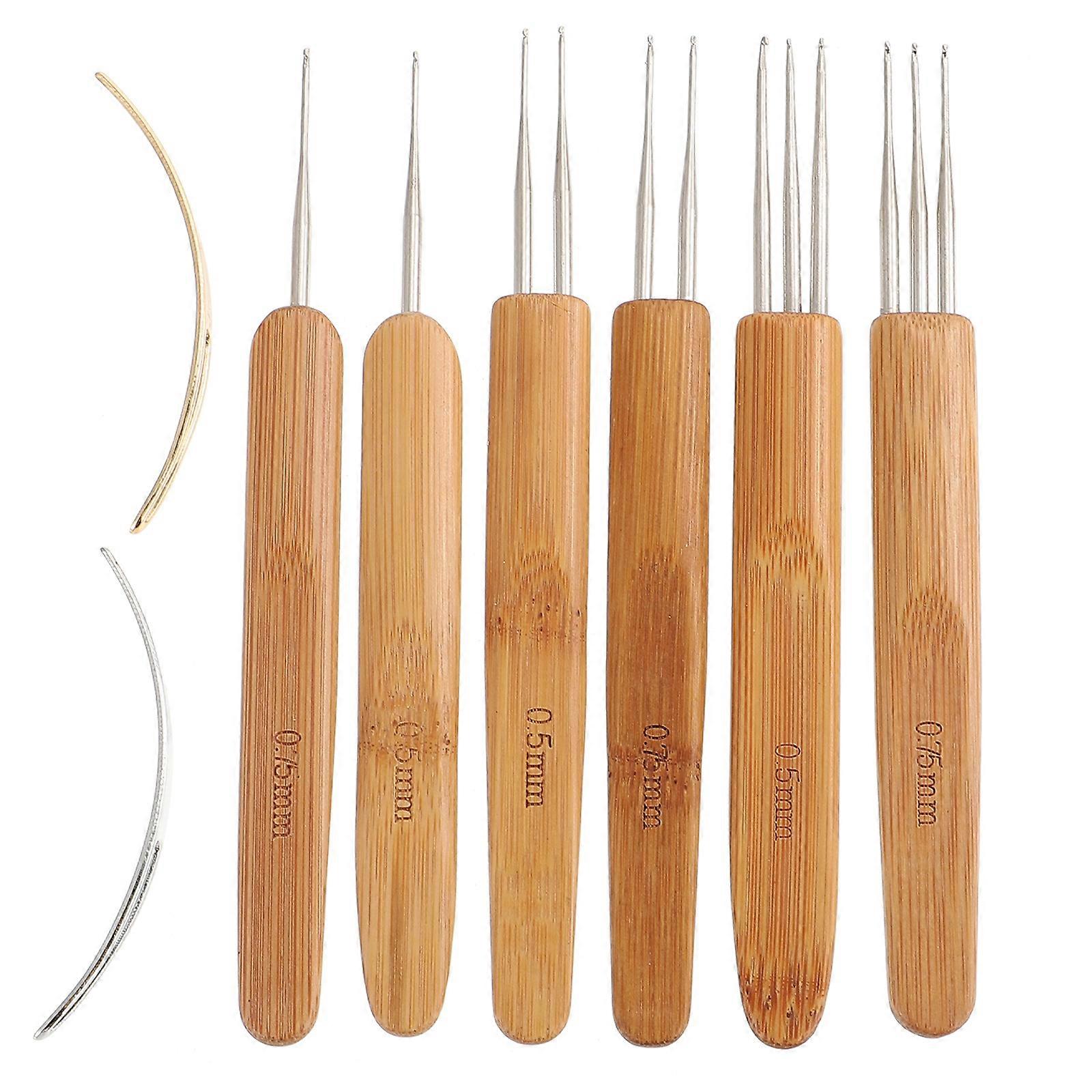 1 Set of Multipurpose Crochet Hooks Professional Dreadlocks Needles Knitting Tools