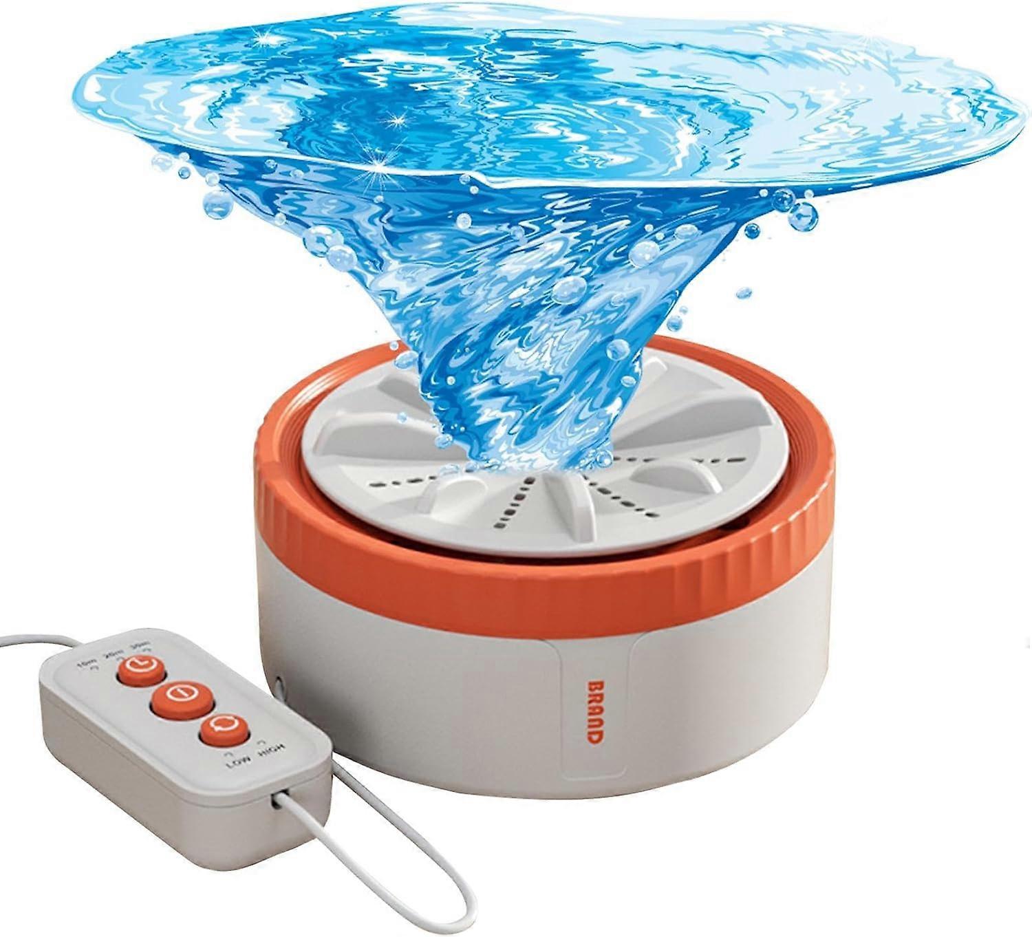 Washing Machine For Clothes,Ultrasonic Automatic Household Mini Washer With Bottom Suction Cups