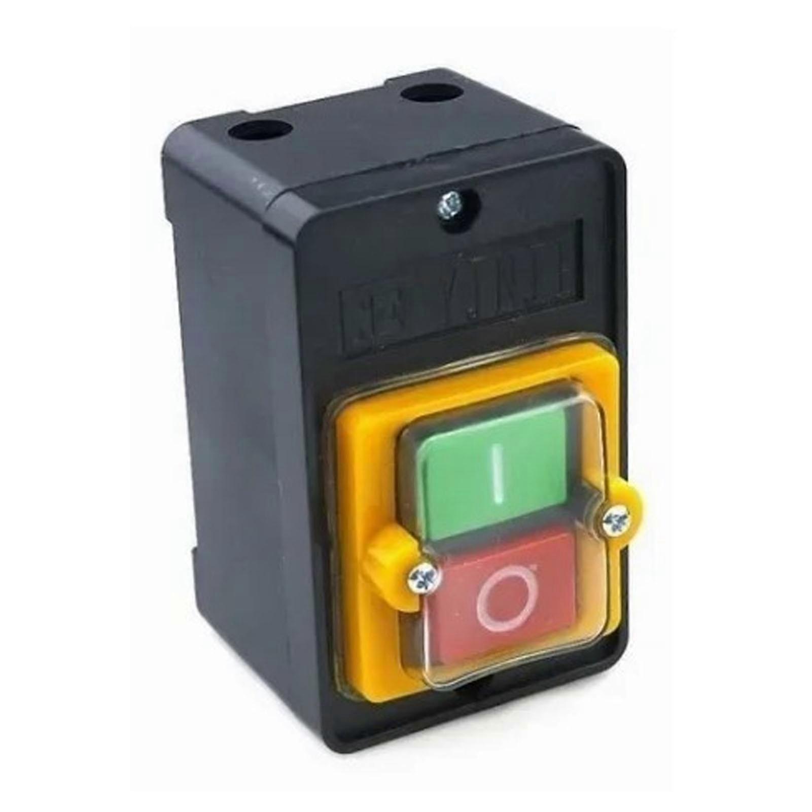 On Off Button Switch Waterproof Quick Response Water Type Impact Resistance Machine Tool Button Switch YEMAA