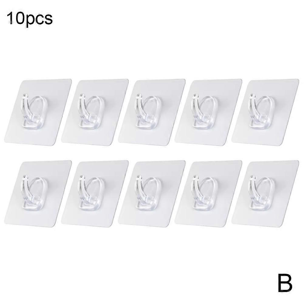 5-25 buc Cârlige lipicioase puternice autoadezive Cârlige transparente fără sudură de perete pentru sarcini grele