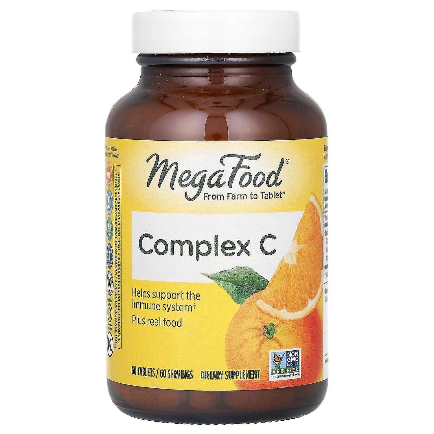 MegaFood, Complex C, 60 Tablets