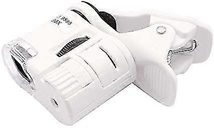 Mini 60x Ayarlanabilir Cep Led Mikroskop Büyüteç Currenc ile Büyüteç Büyüteç