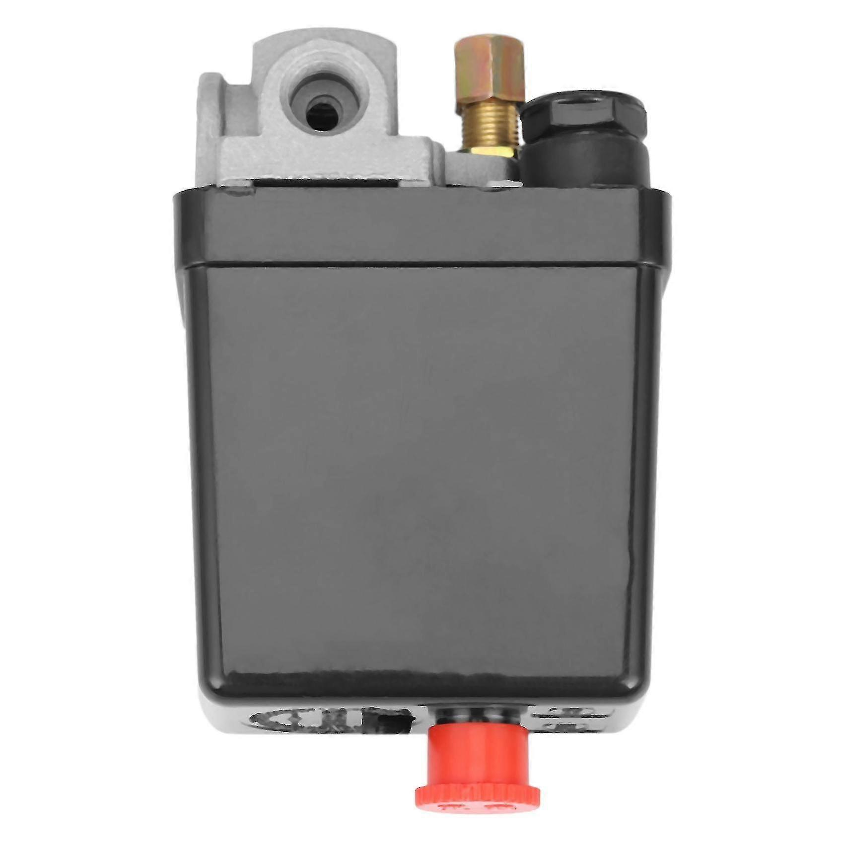 Heavy Duty Compressor Pressure Switch Control Valve 90 Psi -120 Psi Black