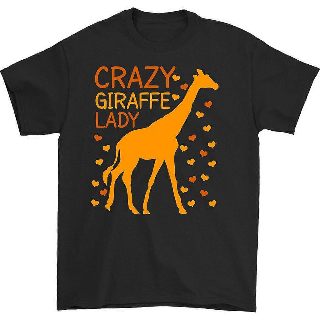 Crazy Giraffe Lady T-shirt