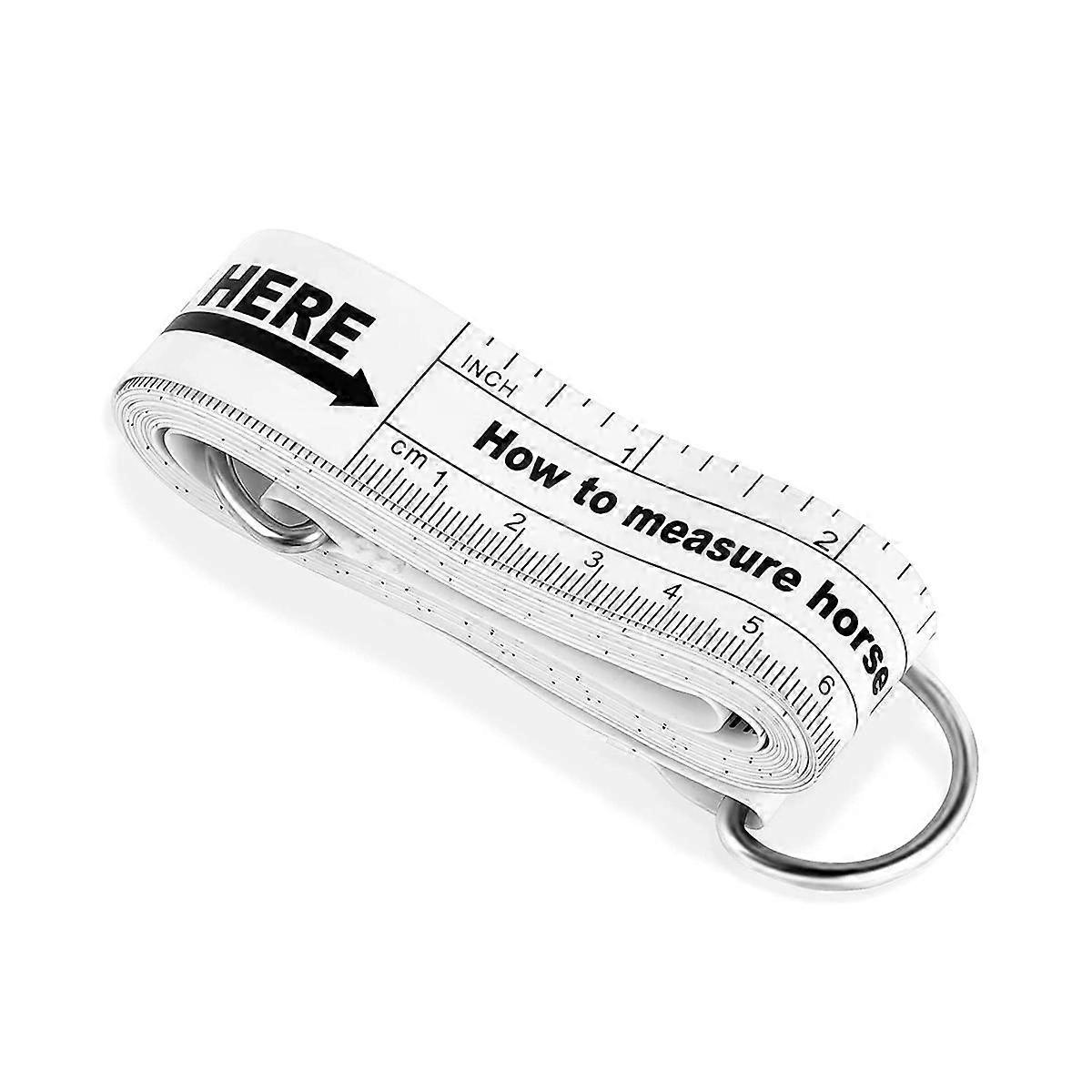 馬の身長体重測定テープ 馬用メジャーテープ PVC製 馬用メジャースティック 家畜の体型測定に
