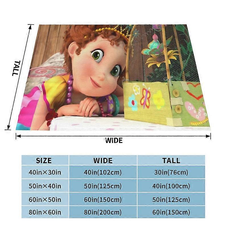 Två lager filt fancy nancy anpassat namn tryckt överkast sofföverdrag resor camping filt julklapp