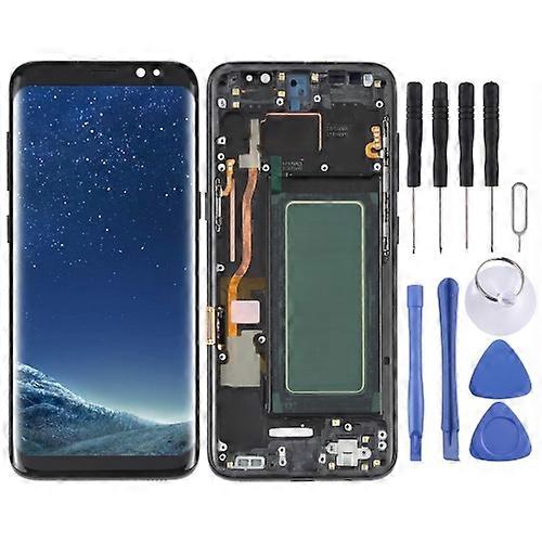 OLED LCD Screen For Samsung Galaxy S8 SM-G950 Digitizer Full Assembly with Frame