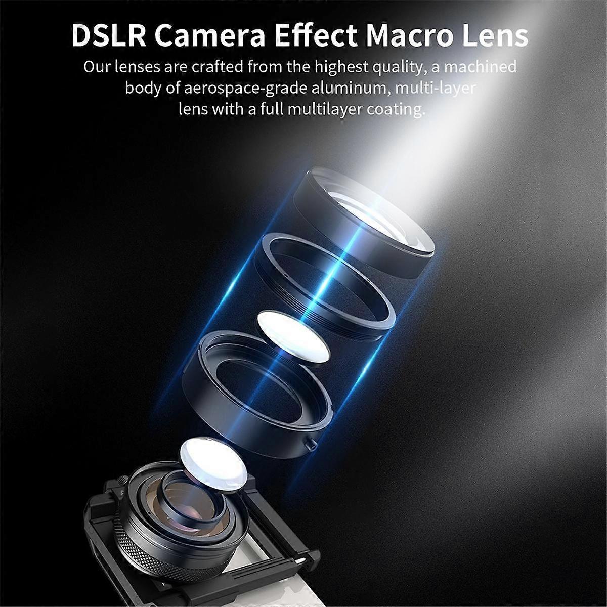 Pour -ZM100MM Objectif Zoom Macro 20X Téléobjectif Macro Loupe Objectif de Photographie Professionnel pour