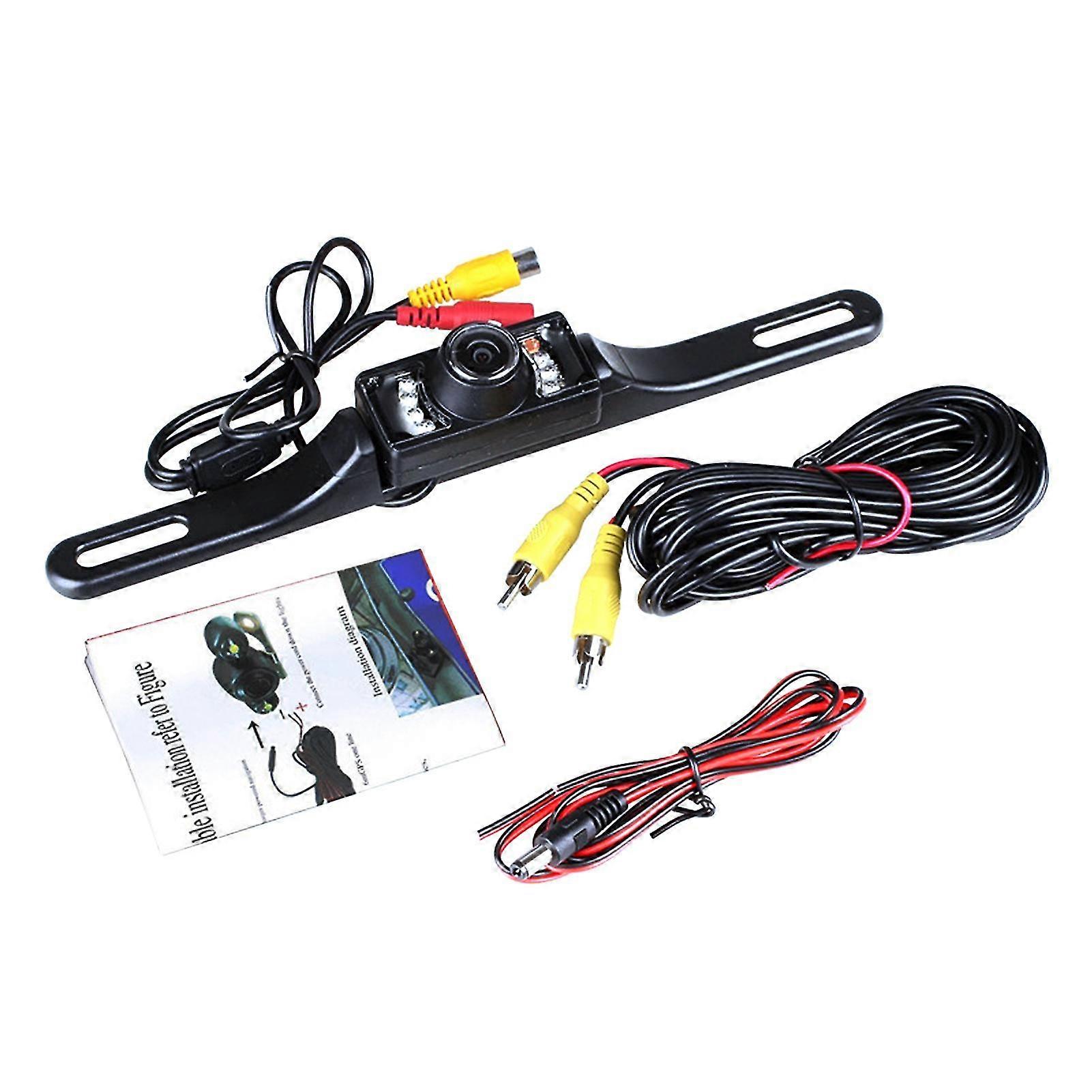 Reversing Backup Camera License Plate Mounted HD Nigh Vision Car IP67 Waterproof