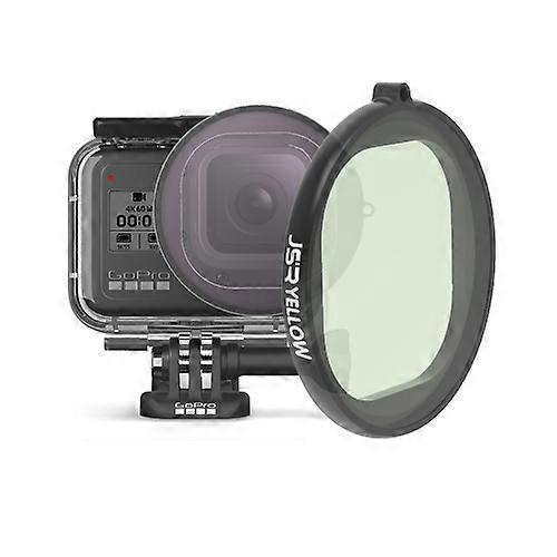 JSR Round Housing Diving Color Lens Filter for GoPro HERO8 Black