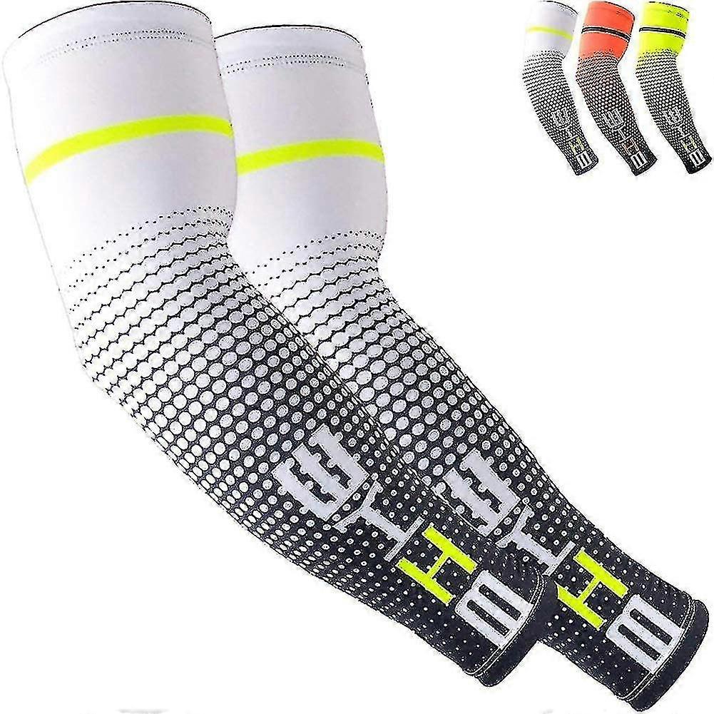 Uv Sun Protection Cooling Compression Sleeves Arm Sleeves Men Women 1pair