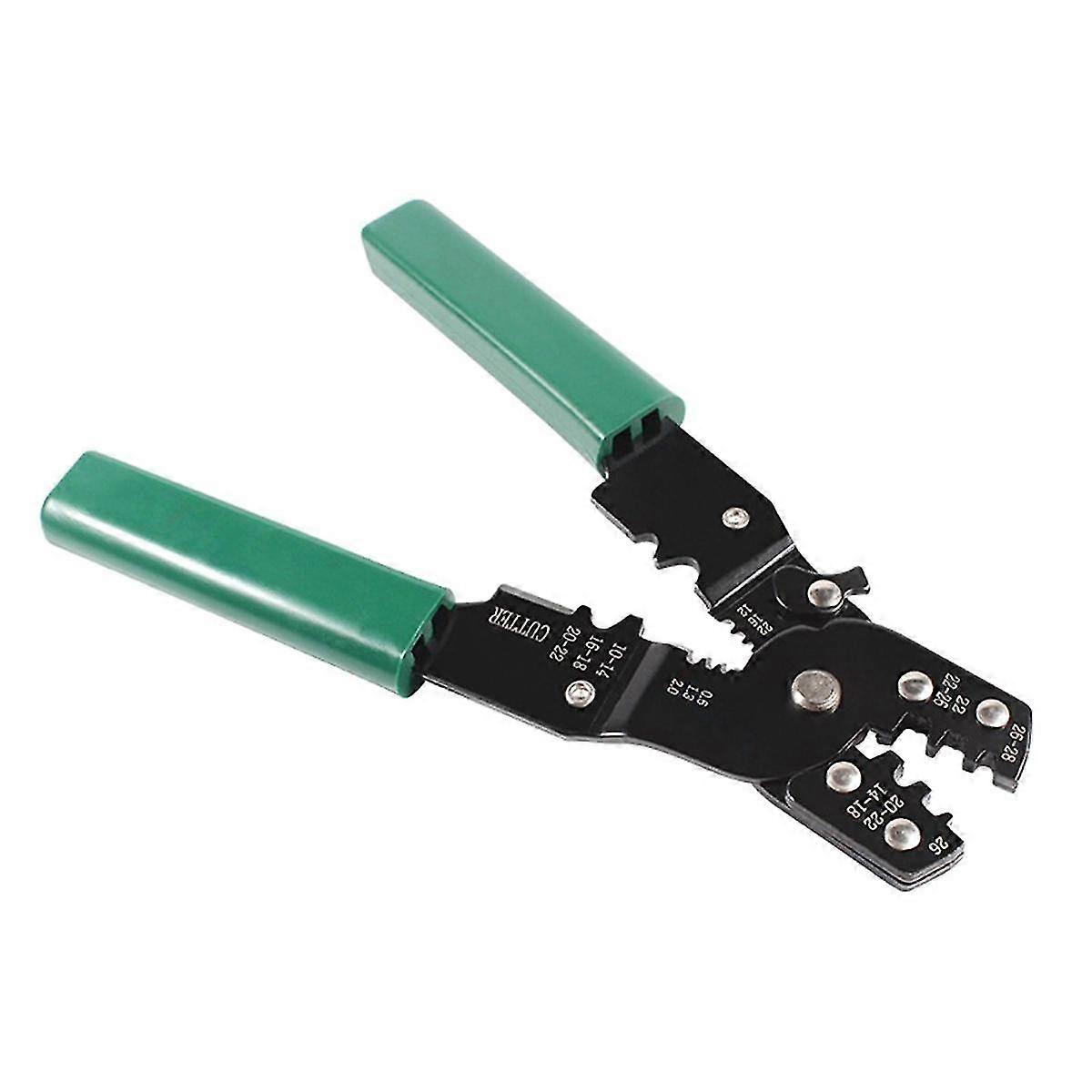 -202D Multifunctional Crimping Pliers OT/UT0.08-2.5 Cold-Pressed Terminal Wire Cutting Crimping Pliers