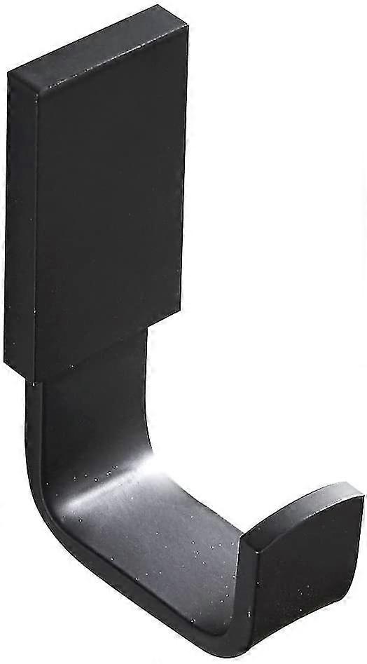Home Towel Hook Robe Hooks Brass Bathroom Coat Hooks Wall Mounted Multi-purpose Hook, Matte Black - Pack Of