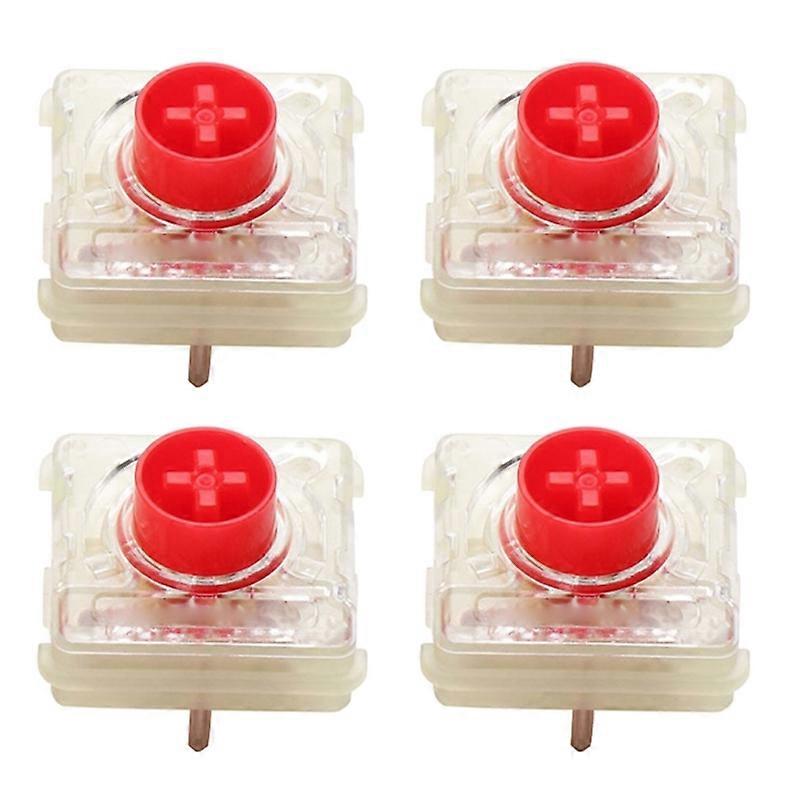 Cherry MX Low Profile RGB Red/Silver Switch (4Pcs) Plate Mounted Linear Switch