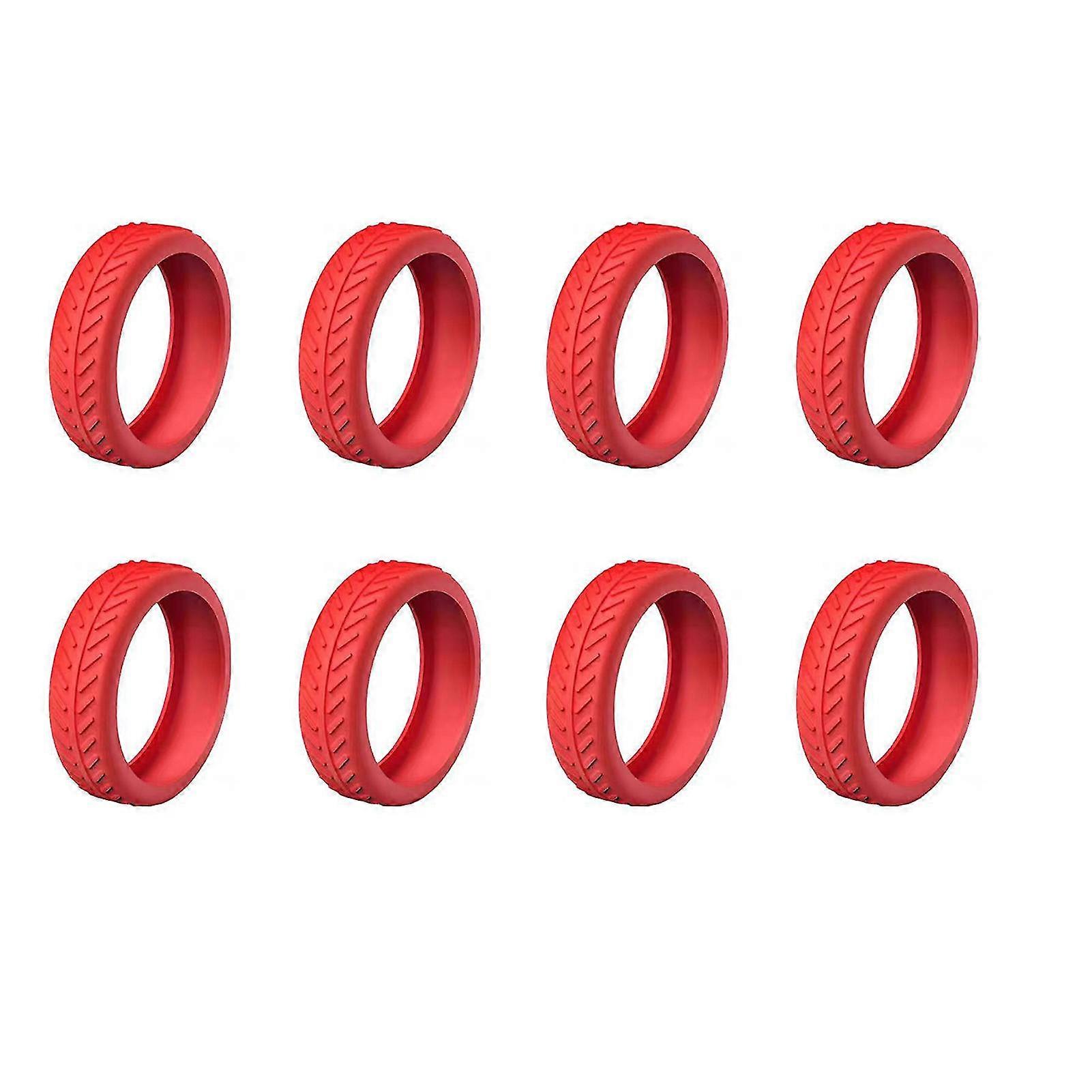 1/4 / 8 adet Bagaj Bavul Tekerlekleri Kapak Sessizler Gürültü Azaltma Tekerlek Kapağı Çoğu 8-Spinner Tekerlekler Bagaj için