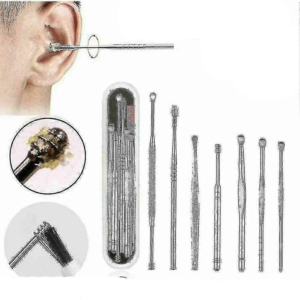 Innovative Spring Ear Wax Cleaner Tool Set 7pcs