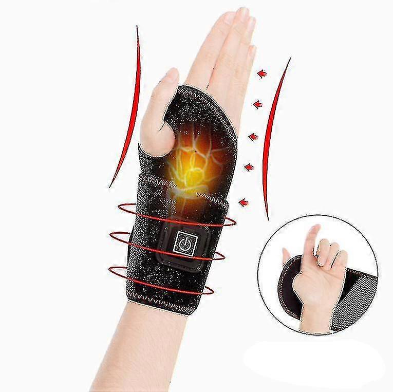 Tutore riscaldato per mano e polso, involucro riscaldato elettrico riscaldante per polsi