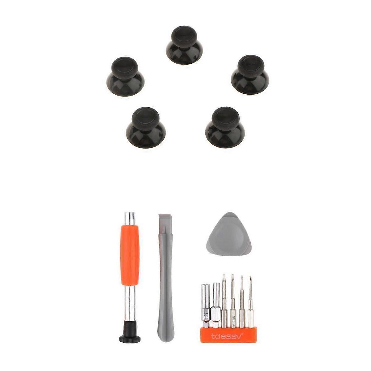 Thumb Stick Cap Joystick Cover + Screwdriver Set for One Controller