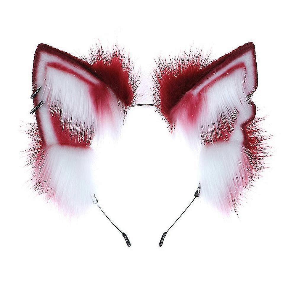 Halloween Costume Party Headwear Hair Accessories - Fox Wolf Cat Dog Ears Headband Hairband Hair Hoop