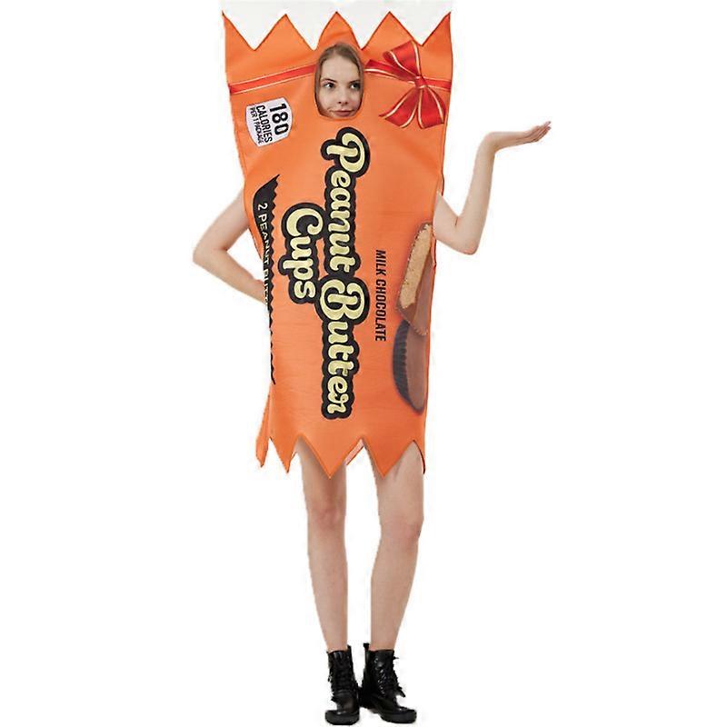 Peanut Butter Cup & Chocolate Bar Couples Costume - Funny Halloween Candy Outfit