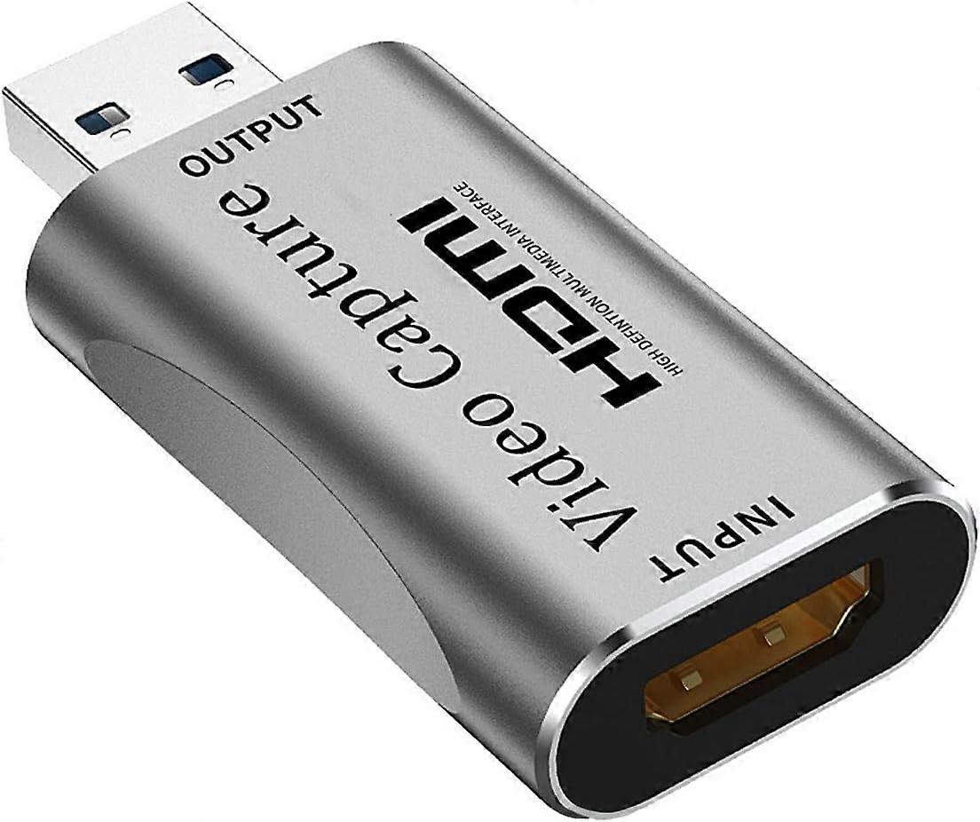 Audio Video Capture Cards, HDMI to USB 3.0 Full HD 1080P, HDMI Video Capture for Video Editing/Gaming/Streaming/Online Teaching