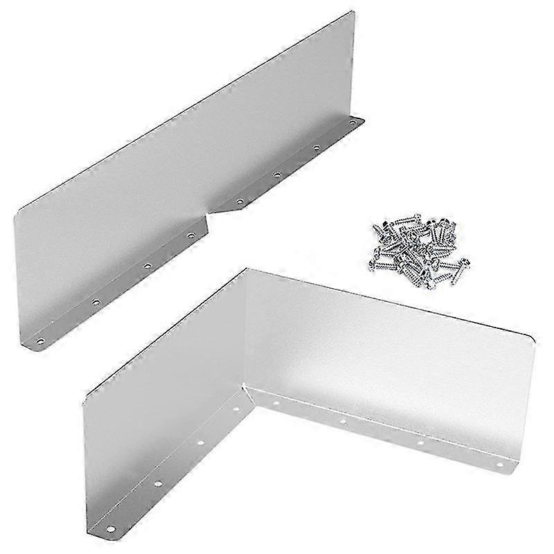2Pcs Gutter Valley Splash Guards,Rain Gutter Valley Roofing Gutter Guard,Diverter Rain Diverter for