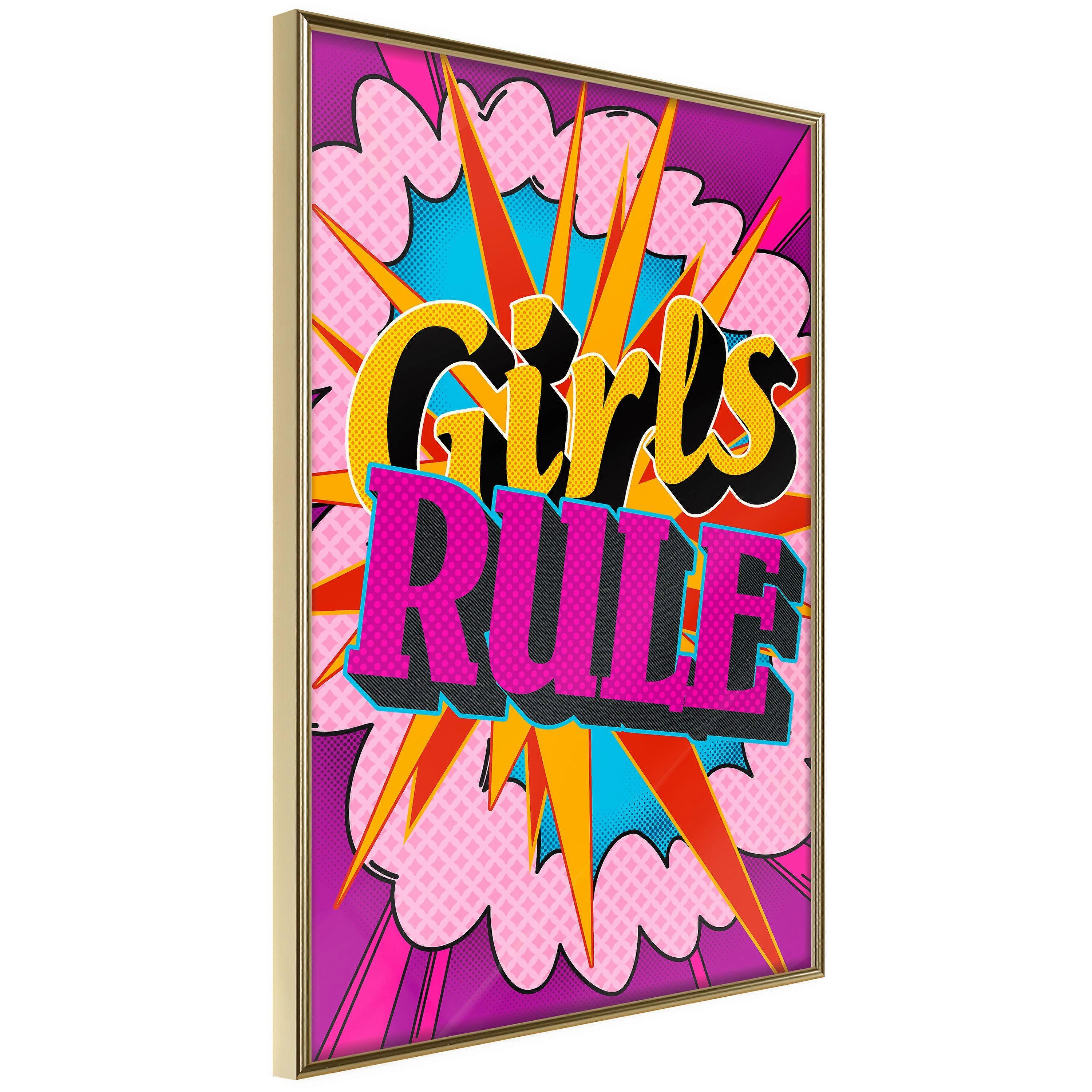 Poster - Girls Rule (Farbe)