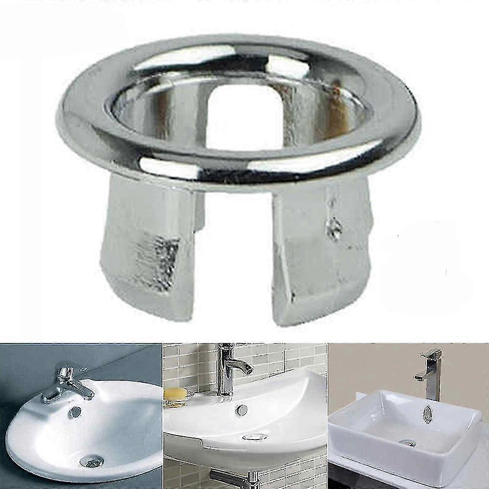 Bathroom Sink Basin Overflow Ring Drain Hole Cap Cover Spare
