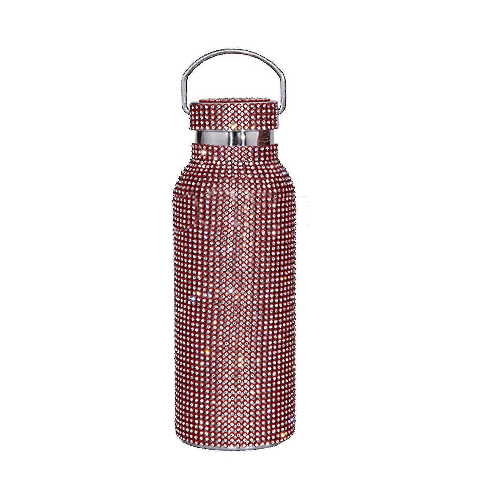 500ml Diamond Μπουκάλι Νερού - Bling Rhinestone Ανοξείδωτο Μονωμένο Θερμικό Μπουκάλι-lian