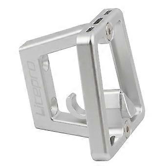Framhjulshållare Cykeldelar För Aluminiumlegering Pig Nose Panniers Blockfäste Väska Rackar Hopfällbara B