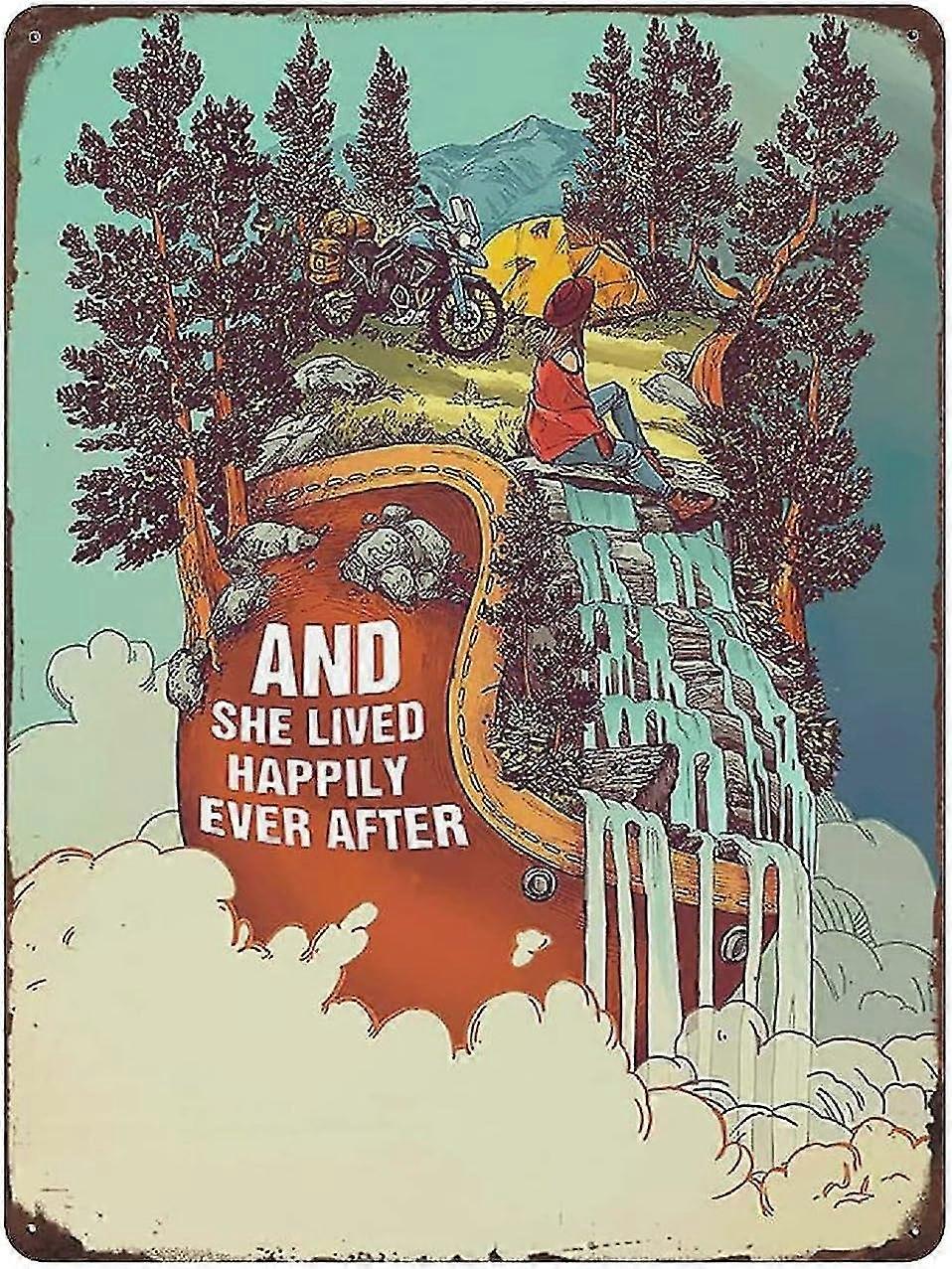 Placa de Metal para Decoração de Mulher Margarida 8x12 Polegadas OU 12x16 Polegadas Modo 1689