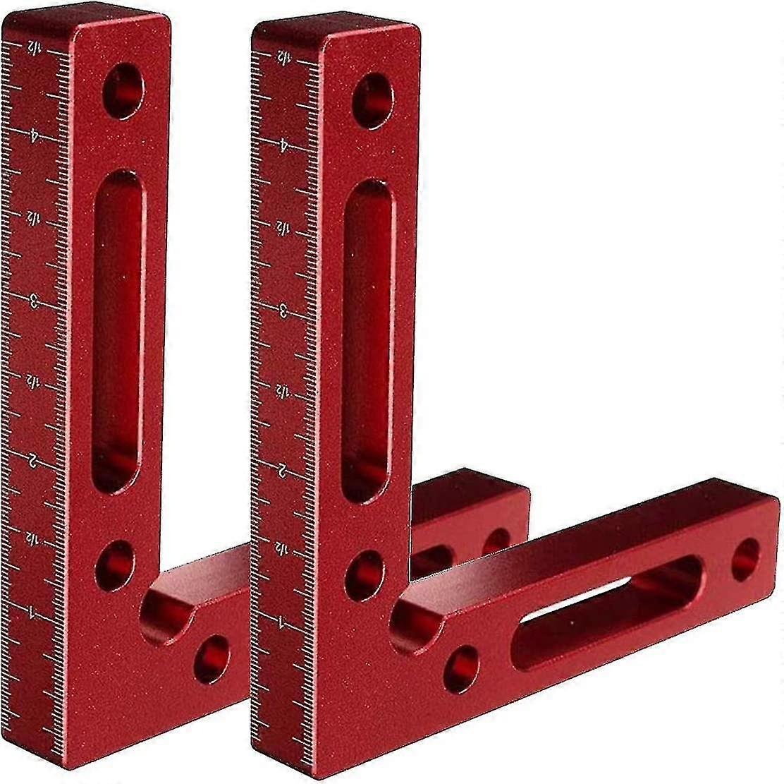 Positioning Brackets At 90 Degrees In Aluminum Alloy, 12 X 12 Cm Tightening Square, Right Corner Pliers, Carpentry Tool For Tightening Boxes, Frames A