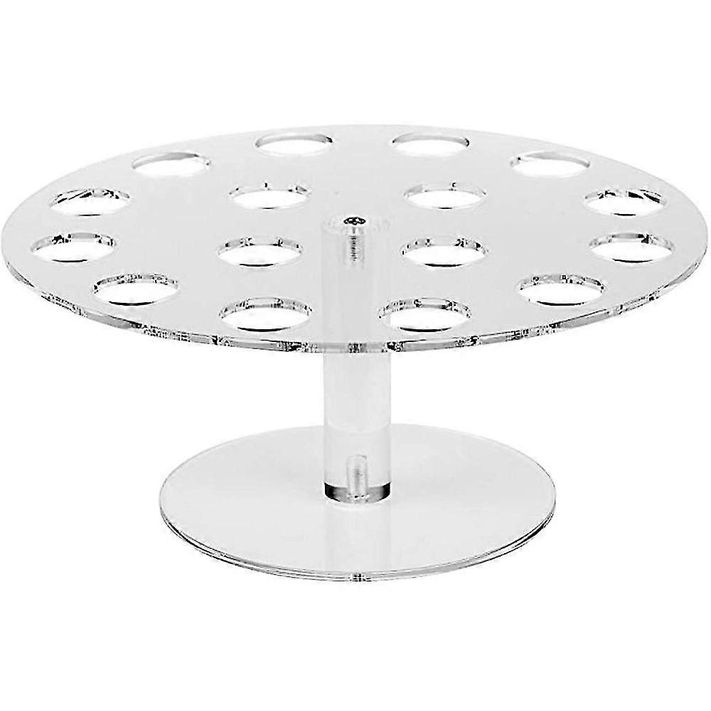 Ice Cream Cone Holder, 16-capacity Acrylic Ice Cream Cone Rack Cupcake Cone Cooking Rack, Stand For Ice Cream Cone - Clear, 1pcs