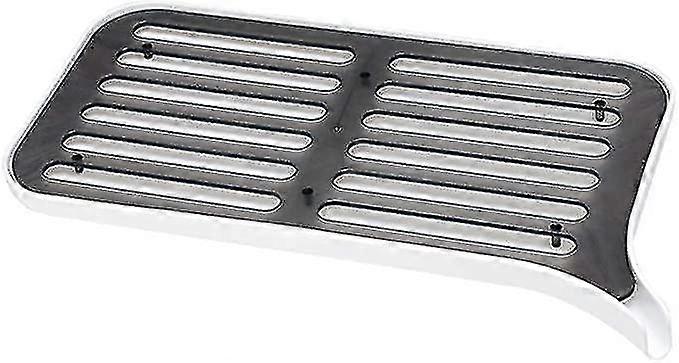 Dish Drying Rack - Stainless Steel And Silicone Dish Drying Mat Over The Sink Foldable Drain Rack Multipurpose Dish Drainer
