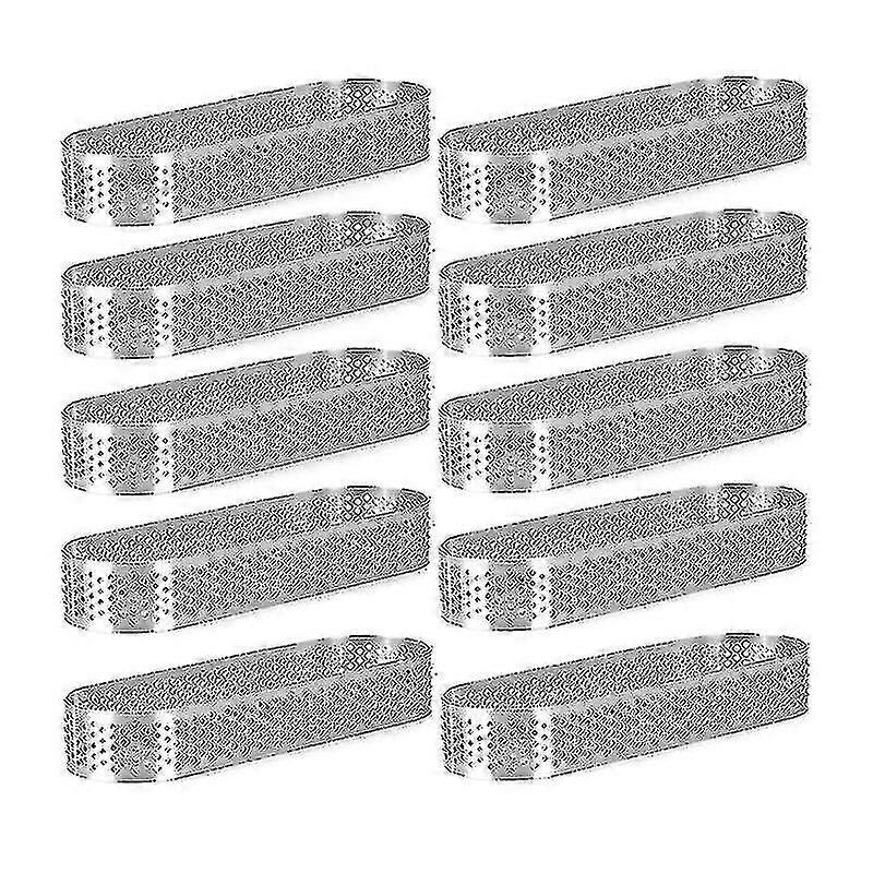 10 Pack Oval Tart Ring,perforated Ba Ring,pastry Ring