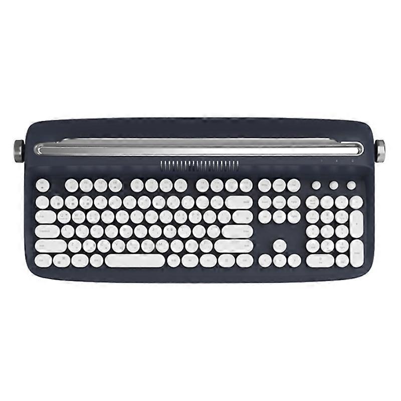 Round Keycap 108keys BT Mini Wireless Keyboard Waterproof for Tablet Notebook
