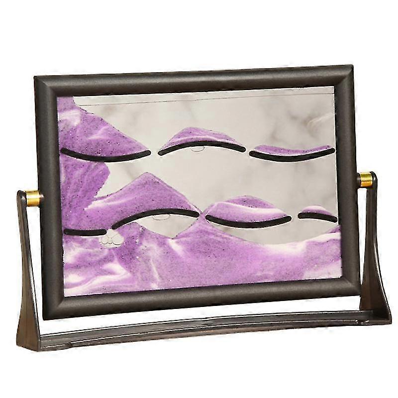 Decorative Flowing Sand Picture Mountain Pattern Glass Stylish Appearance Dynamic Sand Picture for B YGWL