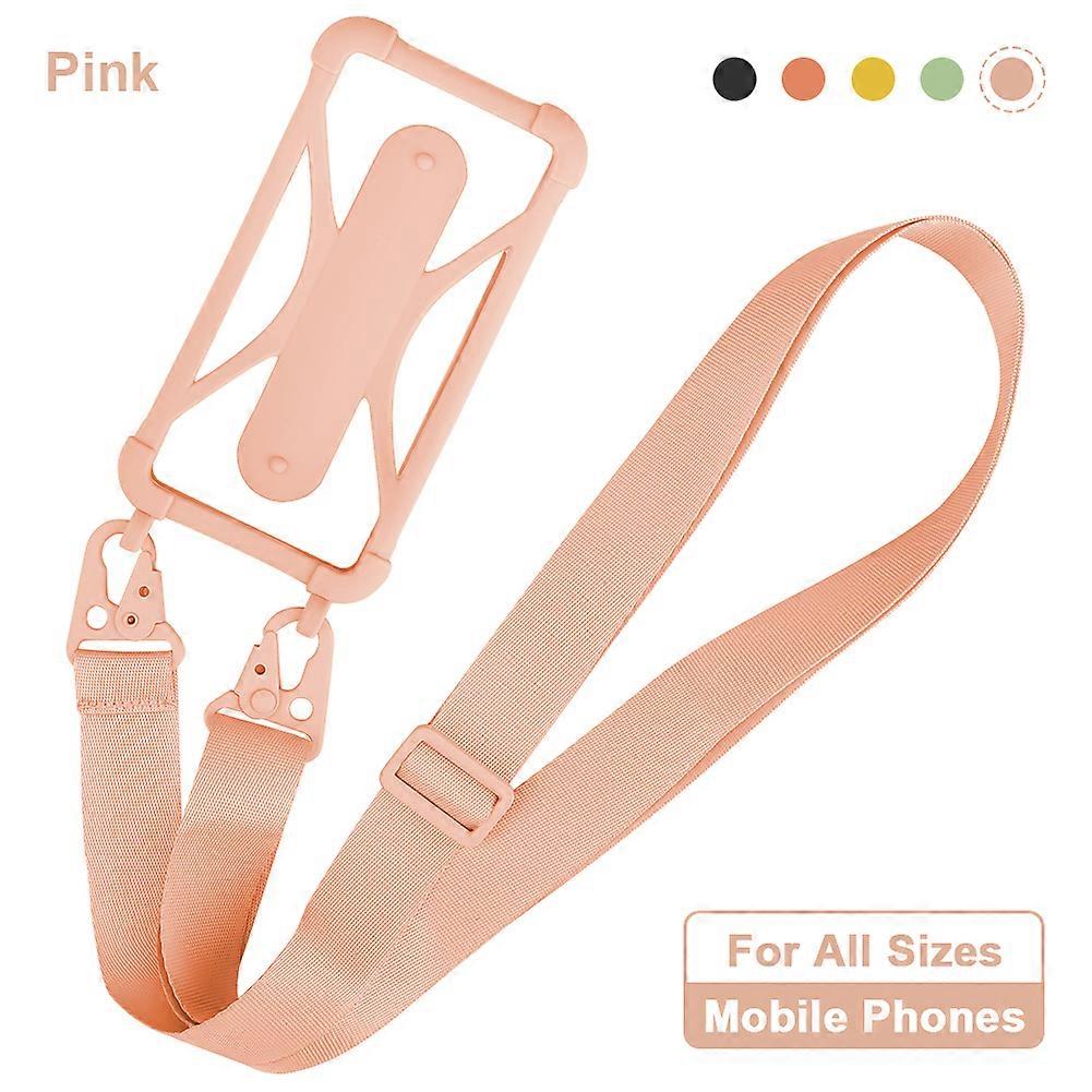 Universal Silicone Cell Phone Lanyard Phone Holder Case Cover Neck