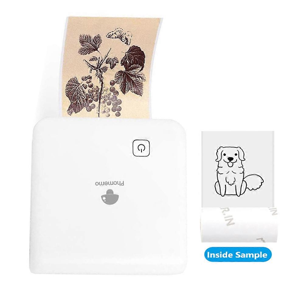 Portable Label Printer M02Pro Mini Photo Printer Wireless Thermal Printer for iOS&Android, Plan Journal, DIY HD Printing