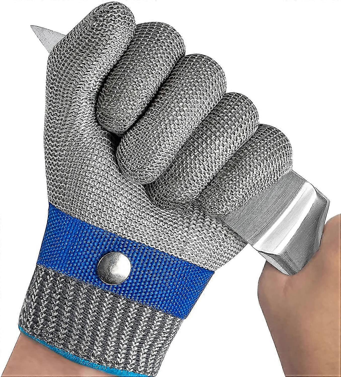 カット耐性手袋キッチン、レベル5保護カット耐性手袋チェーングローブ肉屋グローブマンドリン用オイスターグローブ