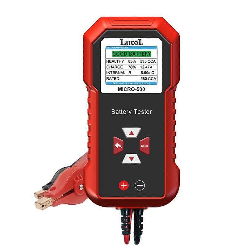 Car Battery Tester 40-3000 CCA LED Display Battery System Detect Auto Battery Analyzer 12V Lithium Battery Test