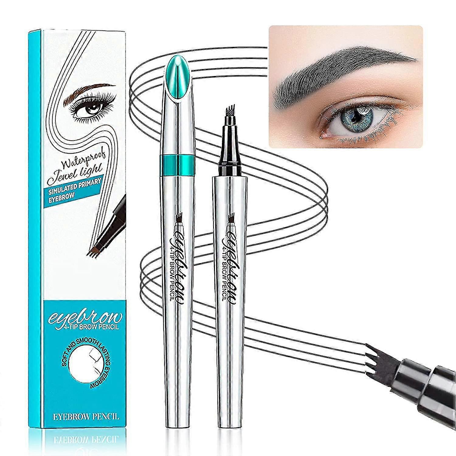 Crayon à sourcils Sourcils Microblading Pen Sourcils Tatouage Stylo Micro 4 Point Brow Pen Lift & Snatch Sourcils Maquillage