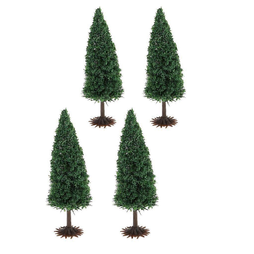 20pcs Model Diorama Grass Forest Ground Cover Pine Tree Scenery 6.5cm 5.5cm