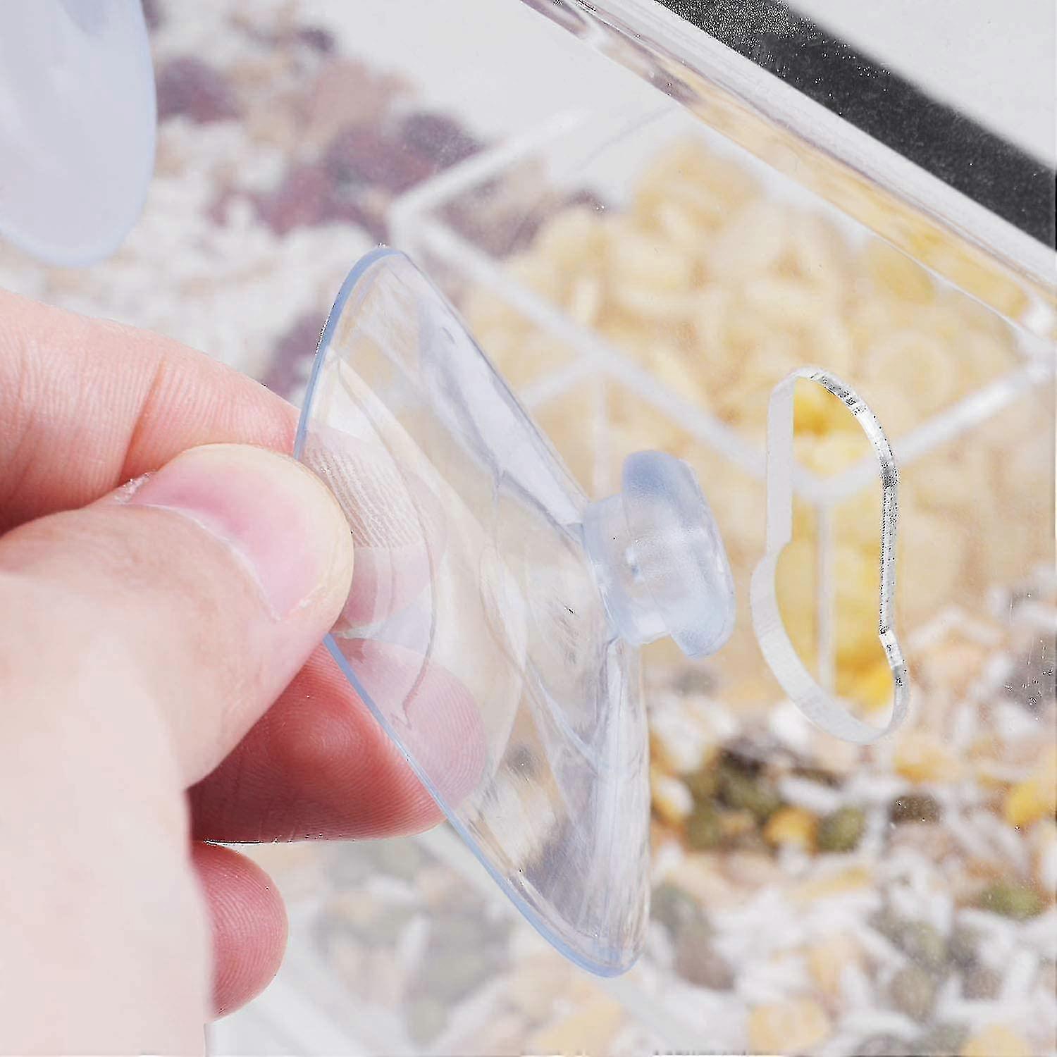 Large Window Bird Feeder Acrylic Birdhouse With Removable Seed Tray & Suction Cup Includes