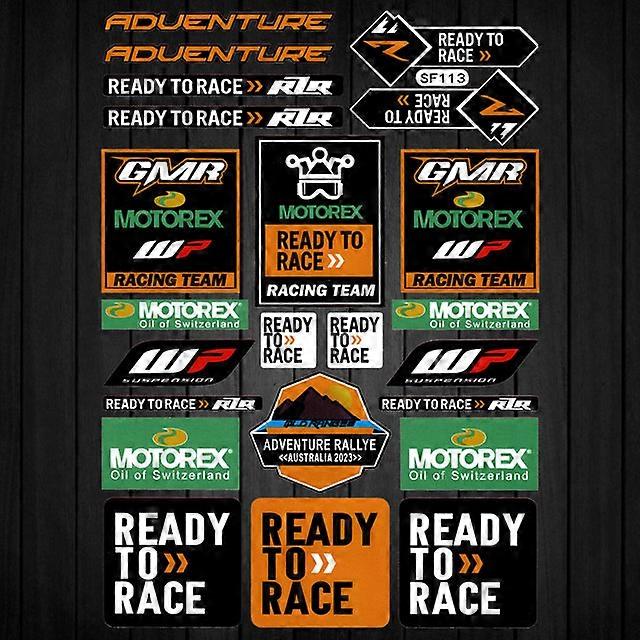 Ανακλαστικές χαλκομανίες μοτοσικλετών Αξεσουάρ αυτοκόλλητων οχημάτων αδιάβροχα για KTM RC8 Duke 125 390 690 790 890 990 1290 Adventure EXC 300 Sxf
