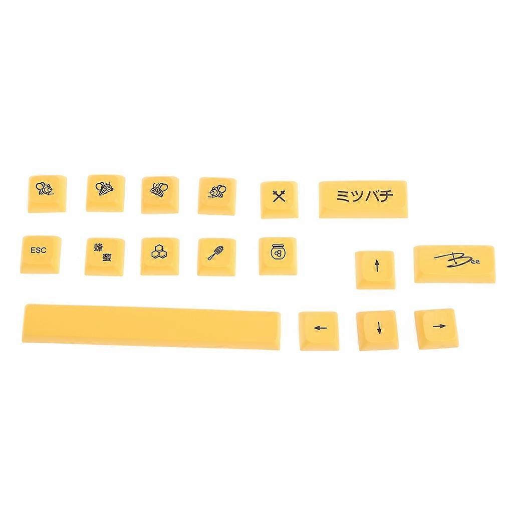 Mechanical Keycaps Honey Milk Theme XDA Profile 17 Keys for Cherry MX Switches
