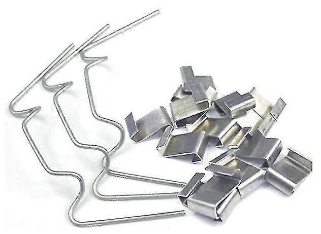 Kas beglazing Clips Glas Pane Fixing Roestvrij Staal Overlap Tuinverzorging 50 Stuks W + z Clips