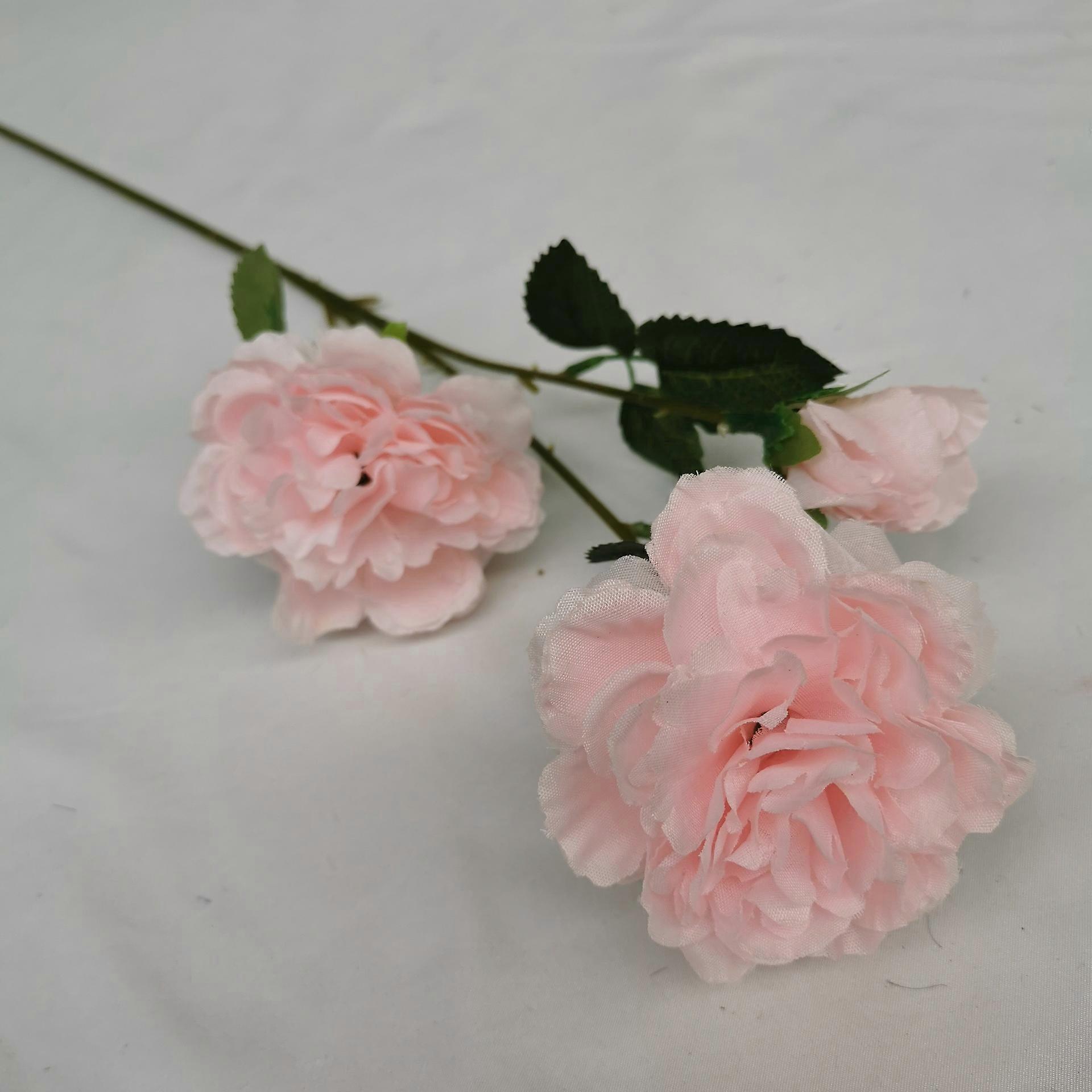 6 باقة محاكاة الفاونيا الاصطناعية الغنية والثمينة ، زخرفة حفل زفاف منزلي (وردي فاتح)