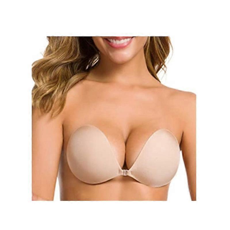 Adhesive Bra Strapless Sticky Invisible Push Up Silicone Bra